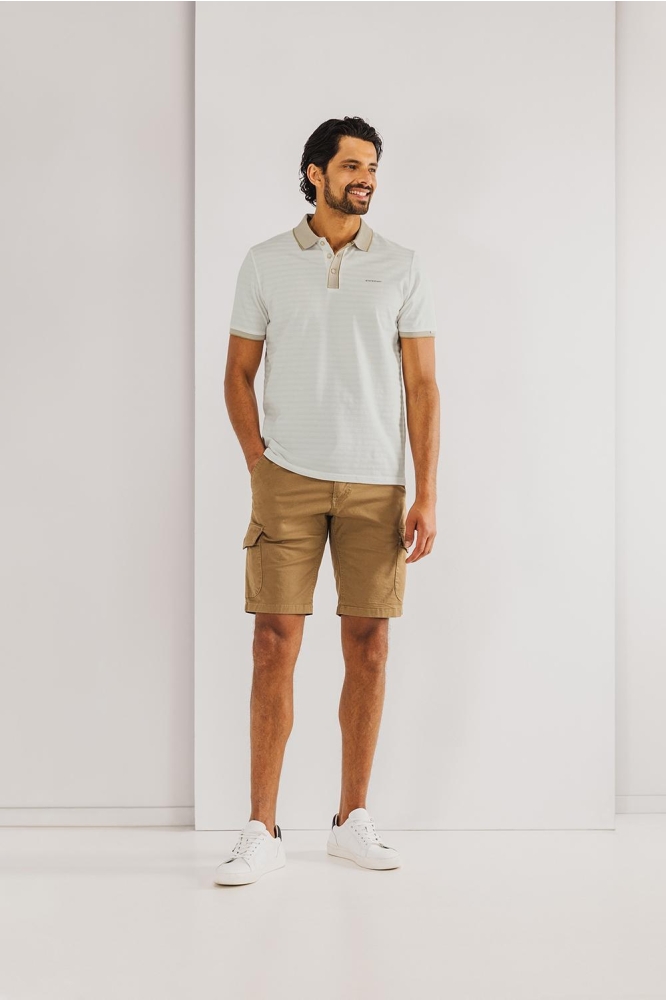 JERSEY POLO MET STRUCTUURPATROON 481 15901 1116